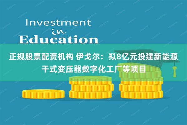 正规股票配资机构 伊戈尔：拟8亿元投建新能源干式变压器数字化工厂等项目