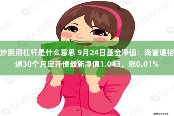 炒股用杠杆是什么意思 9月24日基金净值：海富通裕通30个月定开债最新净值1.043，涨0.01%