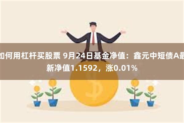 如何用杠杆买股票 9月24日基金净值：鑫元中短债A最新净值1.1592，涨0.01%