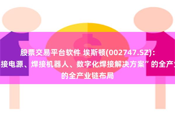 股票交易平台软件 埃斯顿(002747.SZ)：拥有“焊接电源、焊接机器人、数字化焊接解决方案”的全产业链布局