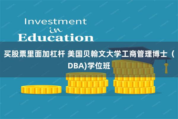 买股票里面加杠杆 美国贝翰文大学工商管理博士（DBA)学位班